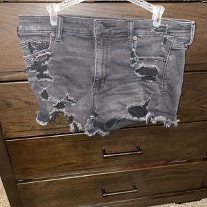 black american eagle shorts